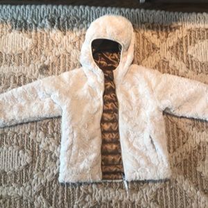 Girls reversible Northface jacket